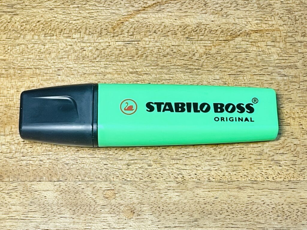 stabilo boss original green