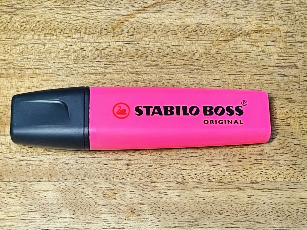 stabilo boss original pink